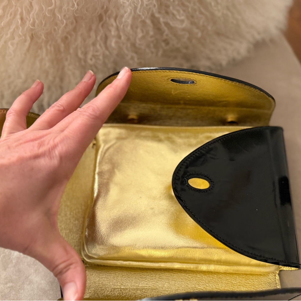 Unique Walter Steiger patent leather made in Italy origami purse - Picture 8 of 16
